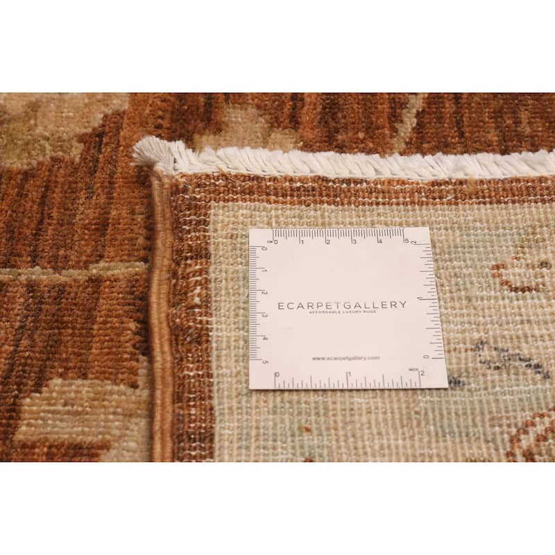 ECARPETGALLERY Hand-knotted Chobi Finest Brown Wool Rug - 5'11 x 8'8