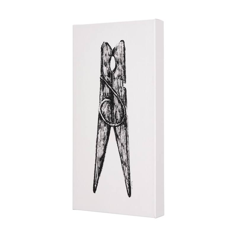 Vintage Clothes Peg II (30 x 60) Canvas Art Print