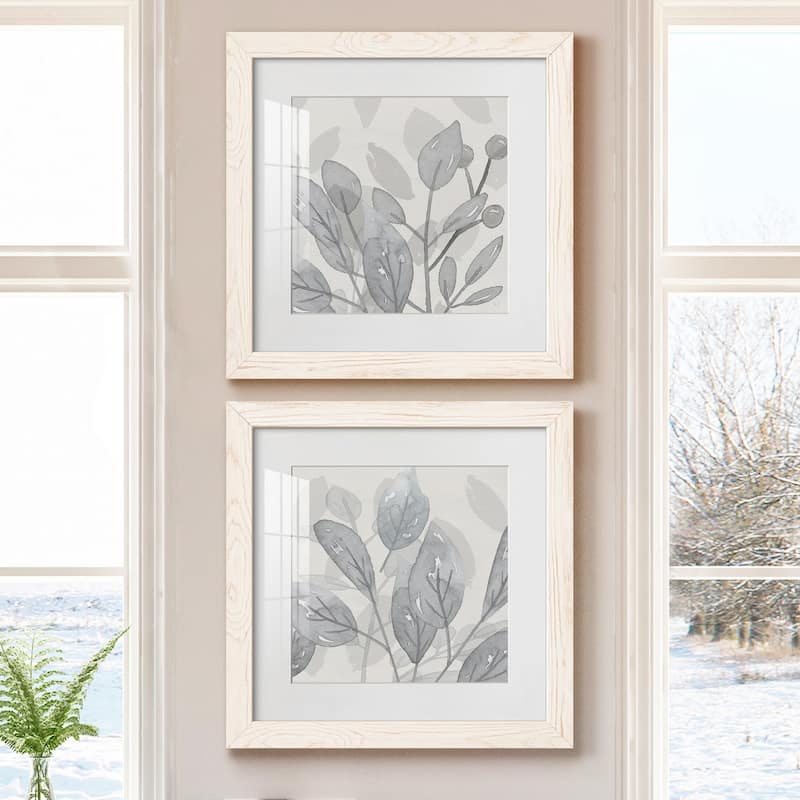 Shadow Leaves I-Premium Framed Print - Ready to Hang