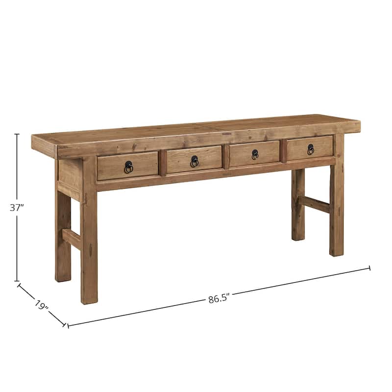 Umber 86.5" Console Table, Brown