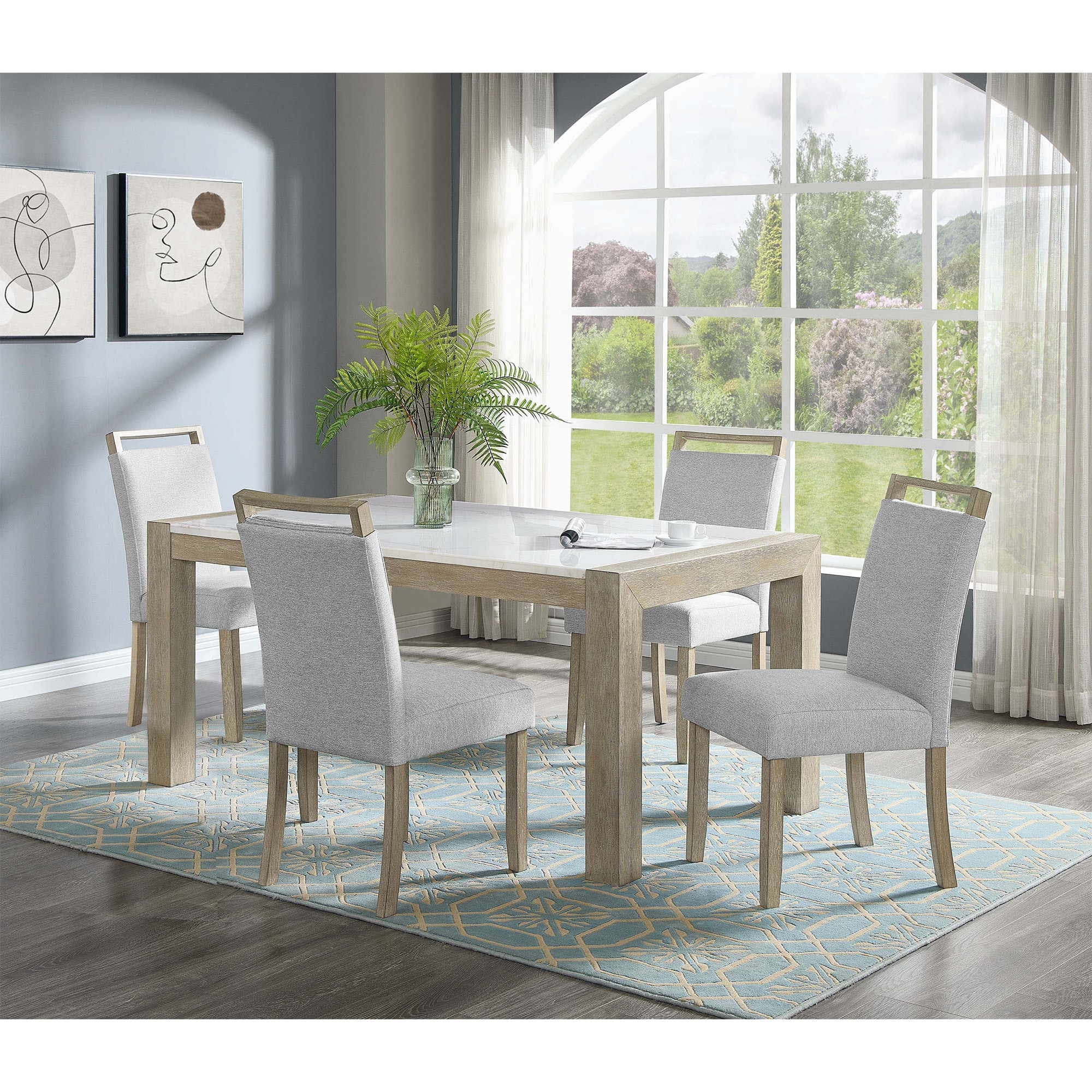 5pc Dining Set Contemporary Style
