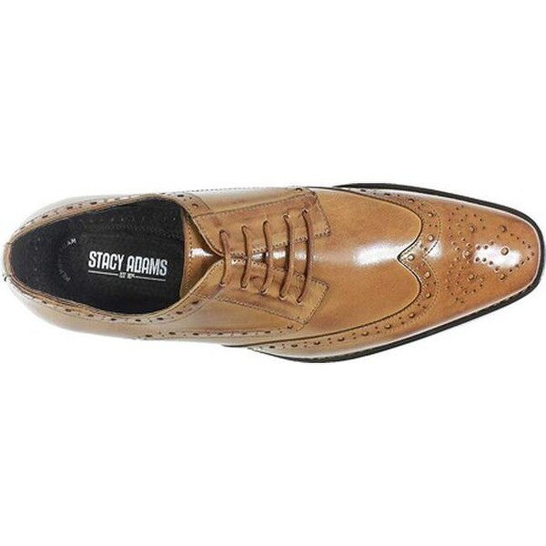 stacy adams tinsley wingtip oxford tan