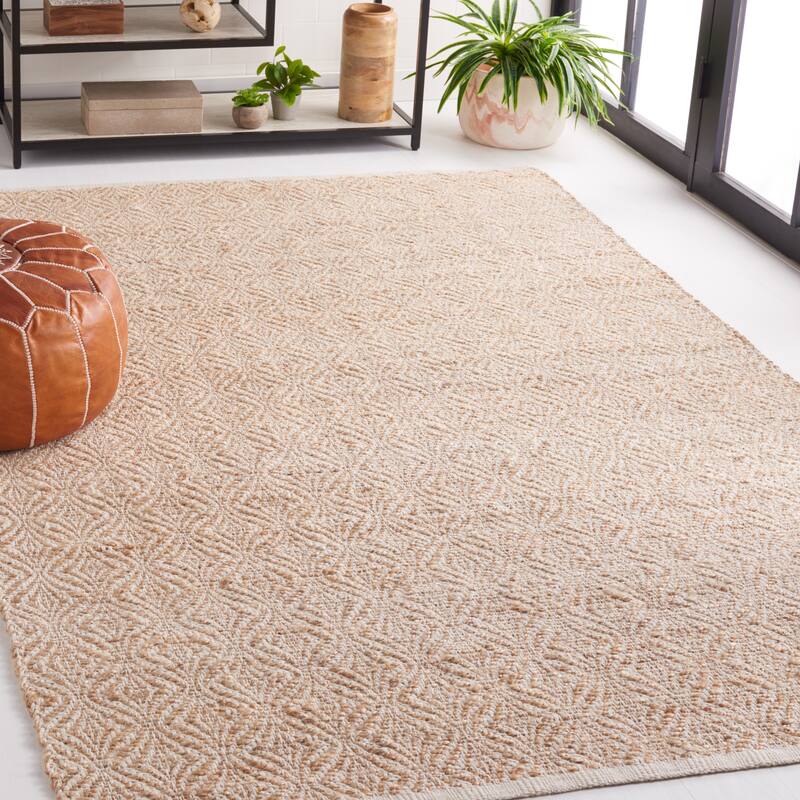 SAFAVIEH Handmade Natural Fiber Diljana Farmhouse Jute Rug - 8' x 10' - Natural/Beige