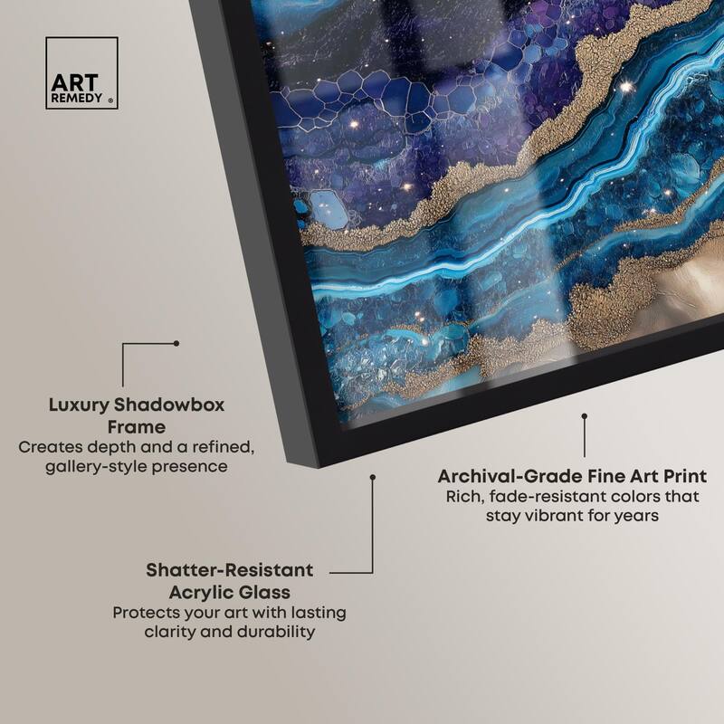 Galactic Geode I Shadowbox by Art Remedy