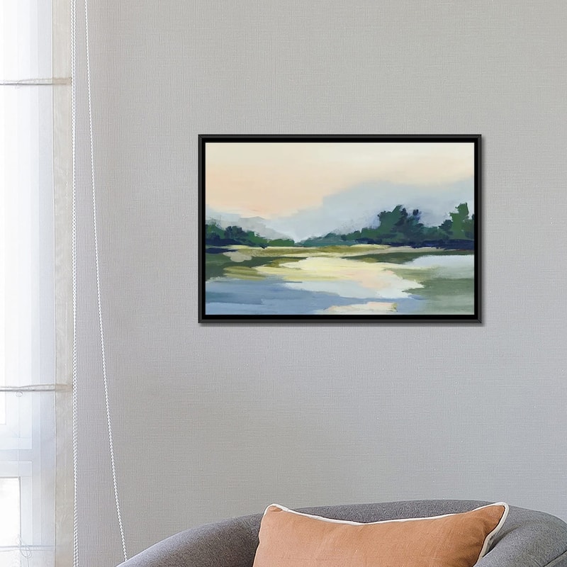 iCanvas "Forest Sunset View" by Lera Framed Canvas Print