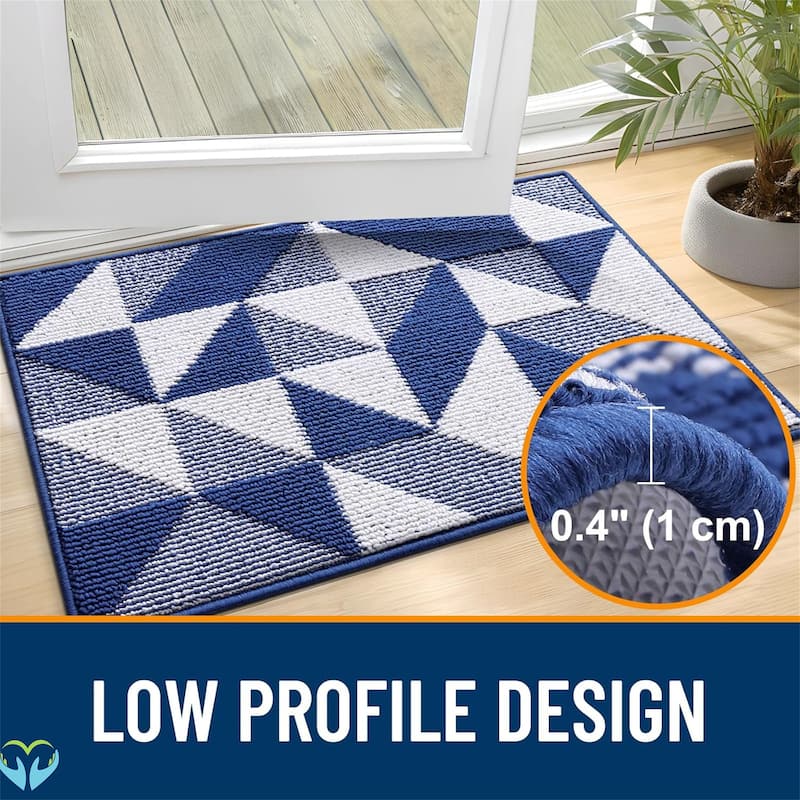 2 pack-Door Mat Indoor Entrance Washable