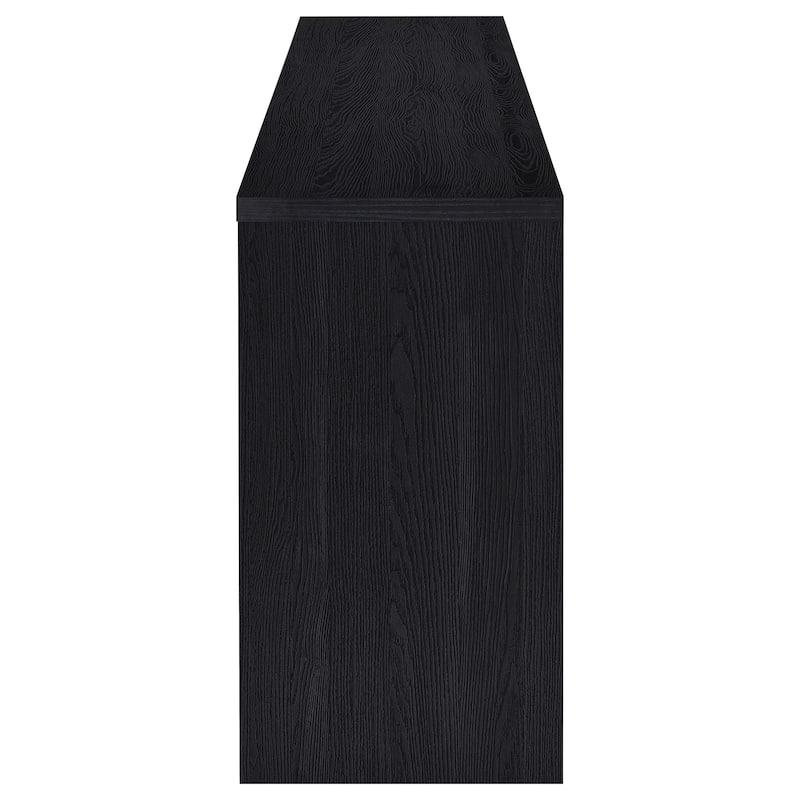 Denison 79-Inch 4-Door TV Stand Media Console Black