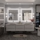preview thumbnail 39 of 161, Large LED Bathroom mirror Tempered Glass Dimmable Anti-Fog Vanity Mirror