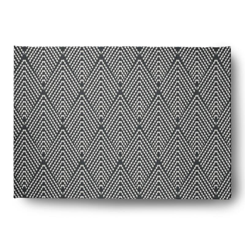 Lifeflor Diamond Spring Chenille Rug - 5' x 7' - Pepper