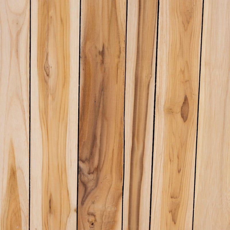 Grayson Bohemian Natural Teak Wood Coffee Table with Unique Repurposed Wood Logs