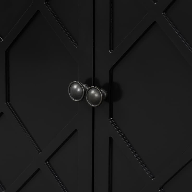 Elegant entrance table with polygonal door design