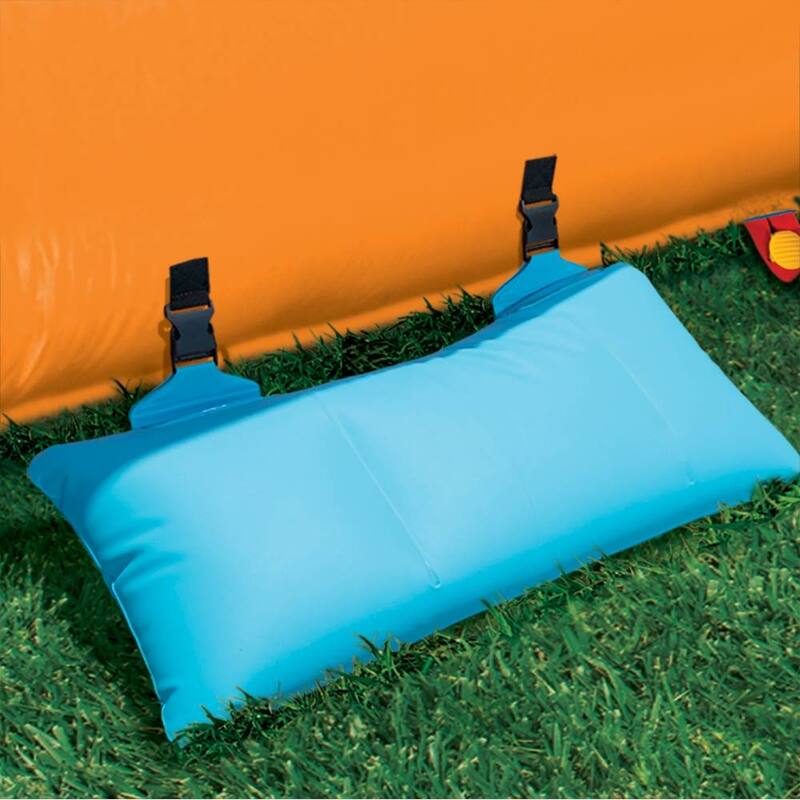 Banzai Falls Inflatable Water Park Kiddie Pool with Slides & Cannons (2 Pack) - 75.9
