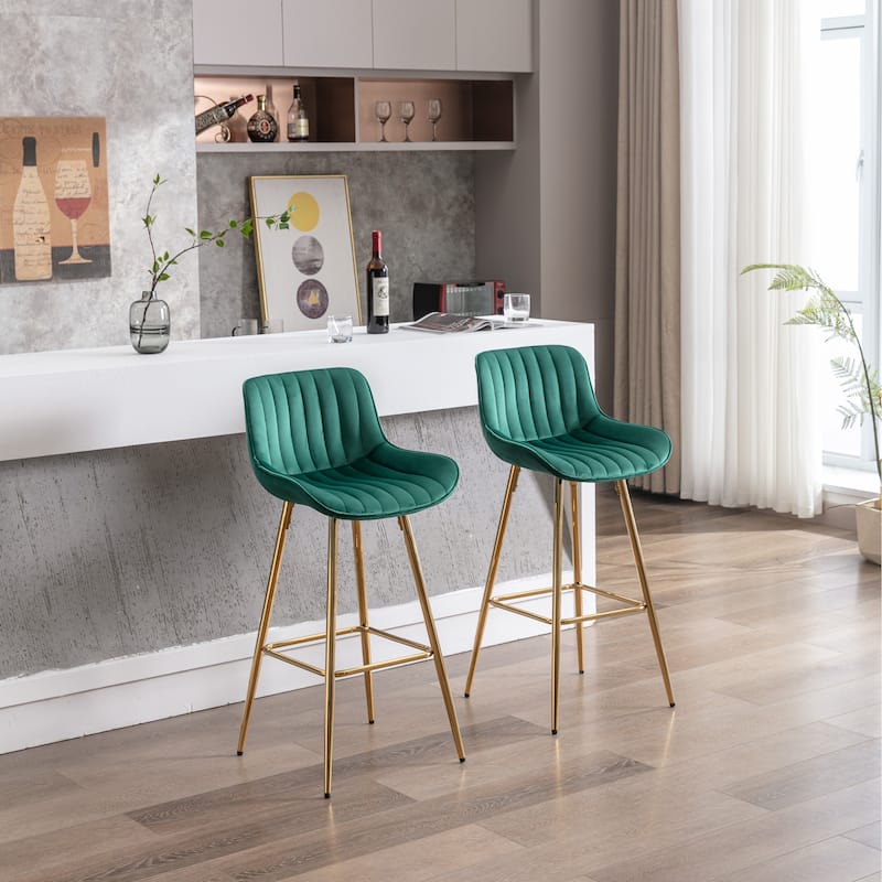 Simple High Bar Stool,Set of 2