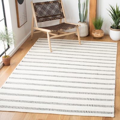 SAFAVIEH Handmade Vermont Tawnya Stripe Wool Rug