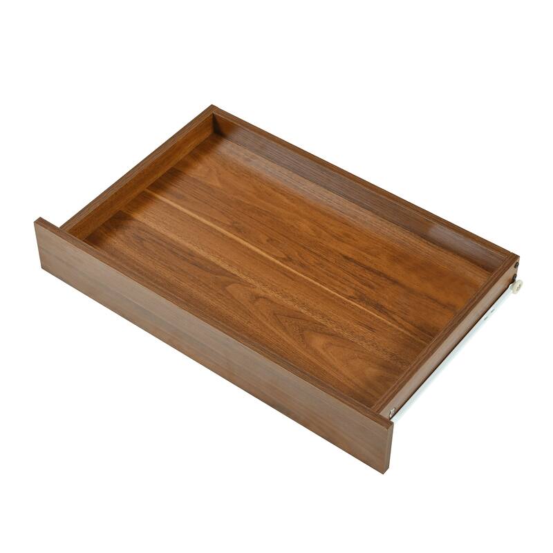 L-shaped Makeup Vanity Dressing Table with Flip-Top Makeup Mirror, Adjustable LED Lights & 7 Drawers