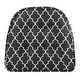 preview thumbnail 2 of 8, Klear Vu Trellis Tufted Non-Slip Geometric Dining Chair Cushion Set