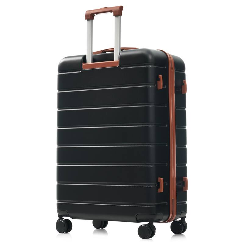 3 Piece Premium ABS Luggage Set, 20/24/28" Hardside Suitcases with 360° Spinner Wheels and TSA Lock, for Men and Women Travel