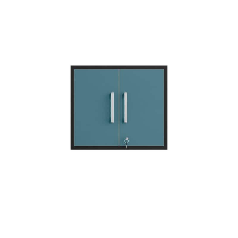 Manhattan Comfort Eiffel Floating Garage Cabinet (Set of 2)