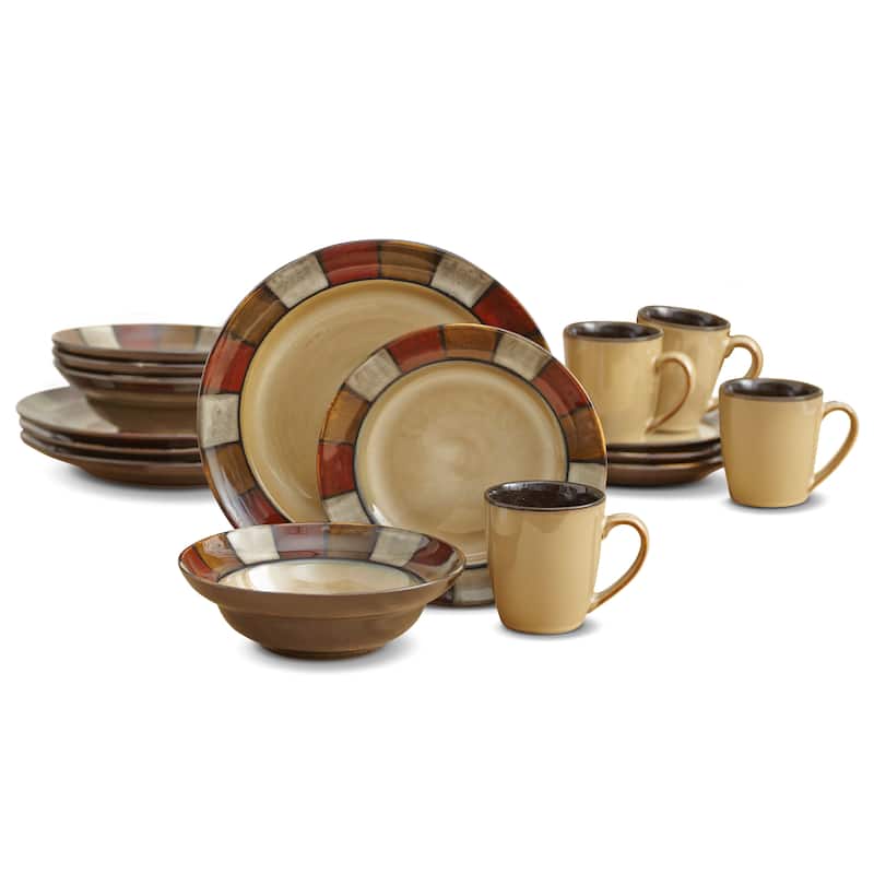 Pfaltzgraff Taos 16-Piece Dinnerware Set, Service for 4