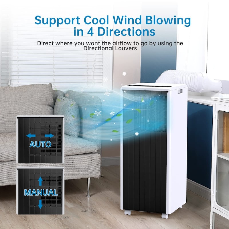 8000 BTU Portable Air Conditioner, Air Conditioners 3-in-1 Compact Fast Cooling Indoor AC Unit