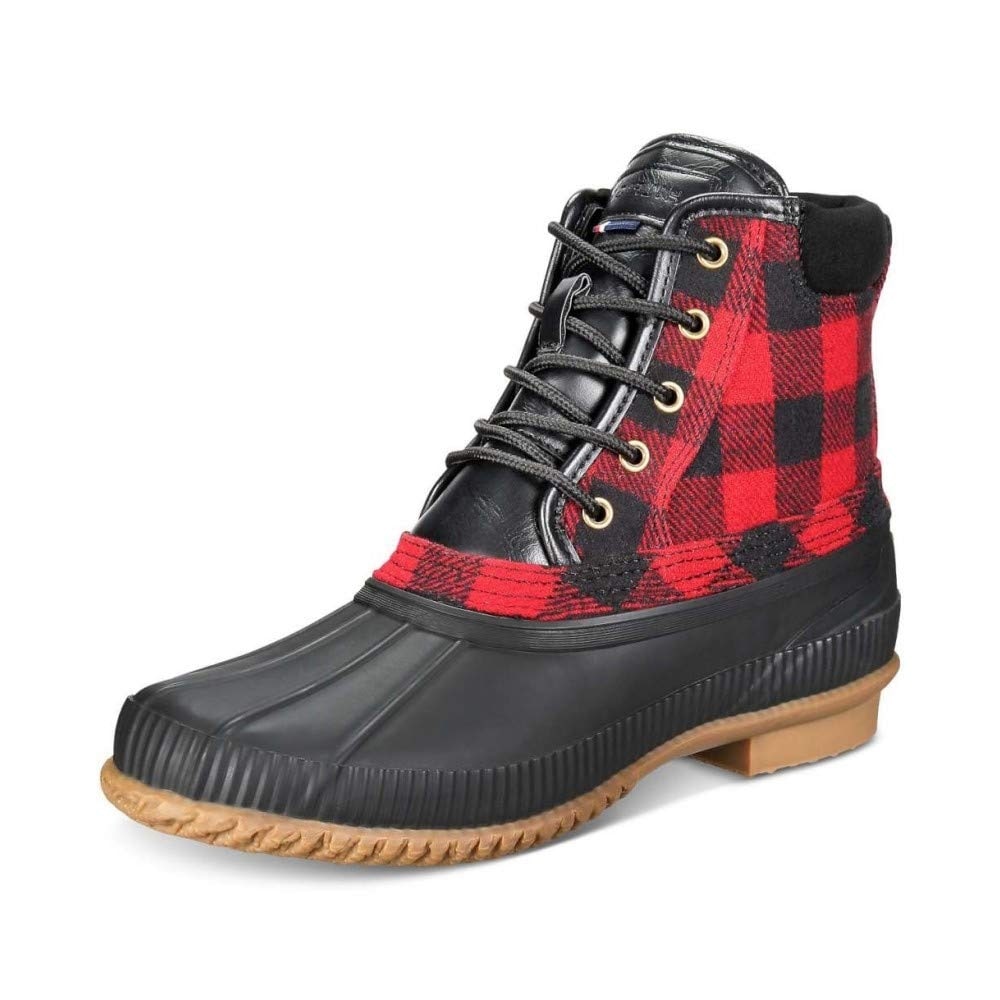 tommy hilfiger red boots