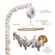 preview thumbnail 2 of 5, Lambs & Ivy Jungle Adventure Elephant/Lion Musical Baby Crib Mobile Soother Toy
