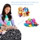 preview thumbnail 66 of 187, Kids Bean Bag Chair Cover Stuffed Animal Storage or Toy Organizer