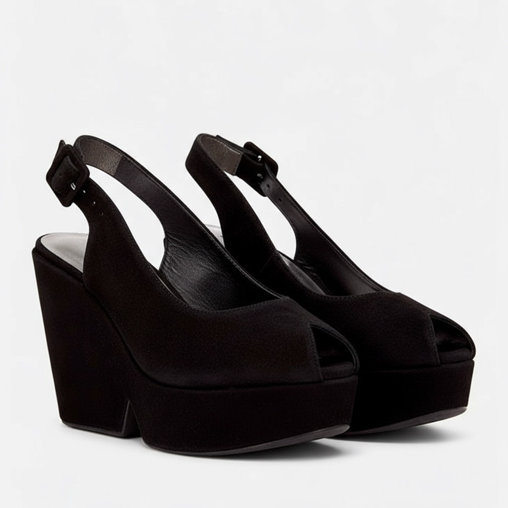 Clergerie Dylan Suede Platform Wedge Overstock 43117311