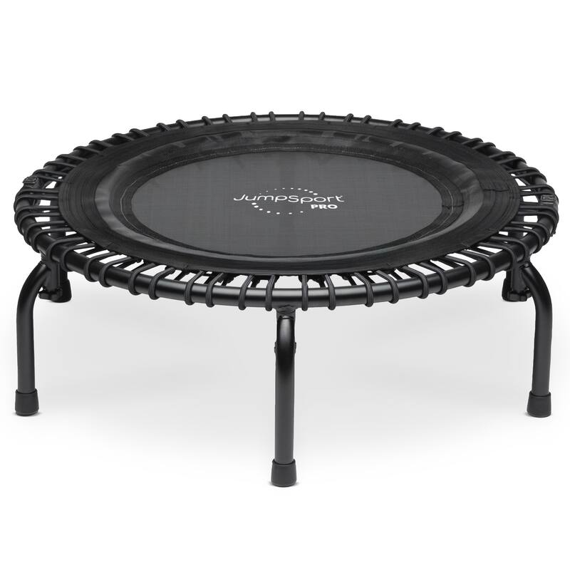JumpSport 570 PRO Indoor Durable Lightweight 44-Inch Fitness Trampoline, Black - 26