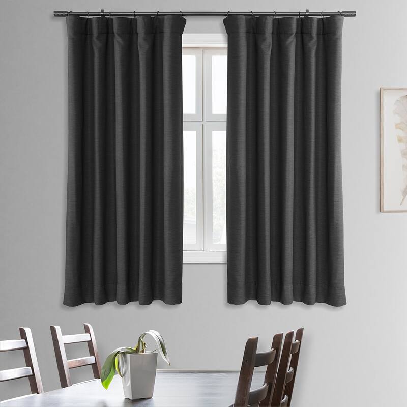 Exclusive Fabrics Bellino Room Darkening Curtain (1 Panel) - 50 x 63