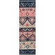 preview thumbnail 13 of 21, Louise Handmade Southwestern Wool Flatweave Area Rug