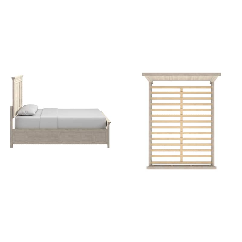 Varenna Wood Panel Platform Bed