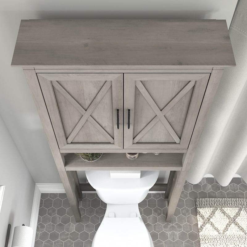 Key West Over The Toilet Storage Cabinet by Bush Furniture