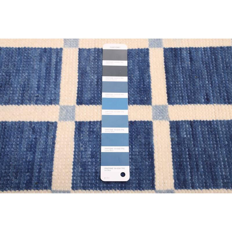 ECARPETGALLERY Hand-knotted Pak Finest Gabbeh Navy Wool Rug - 4'1 x 6'0