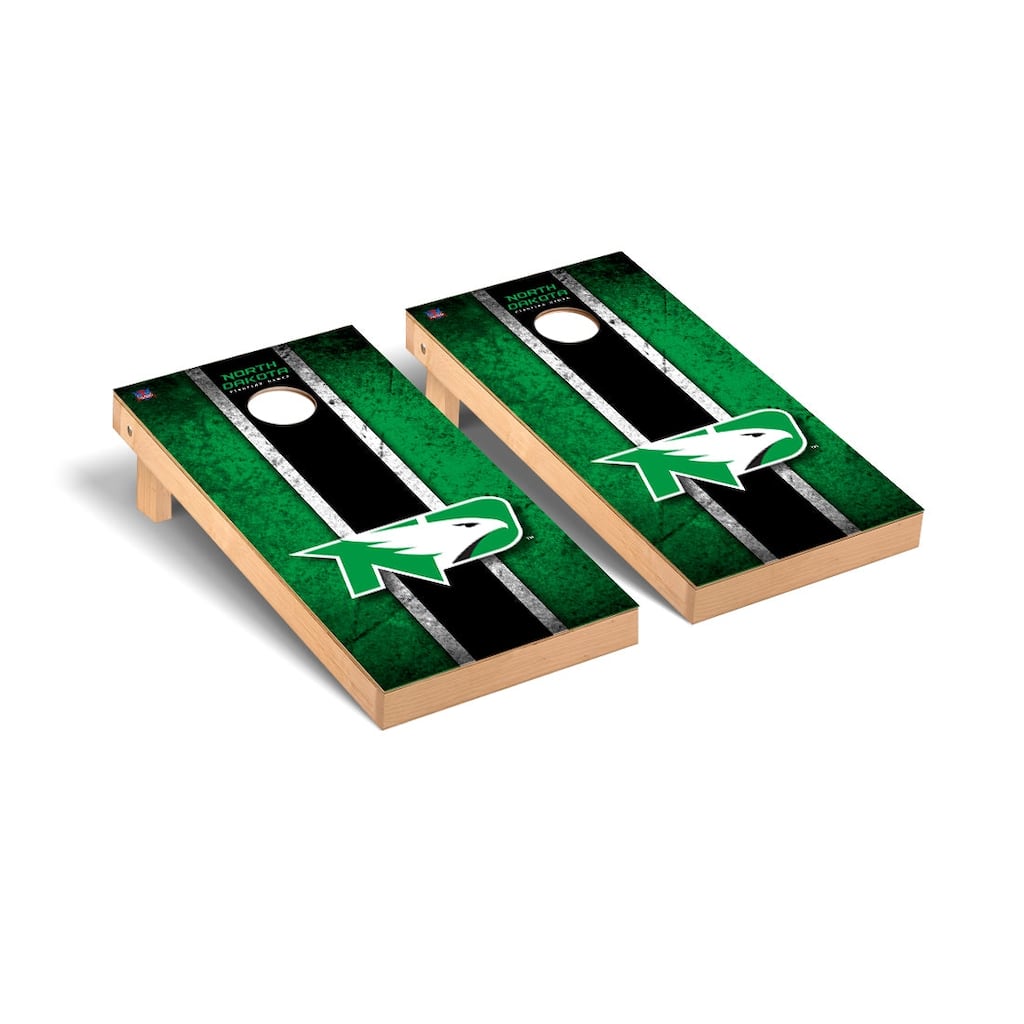 North Dakota UND Fighting Hawks Vintage Cornhole Board Set