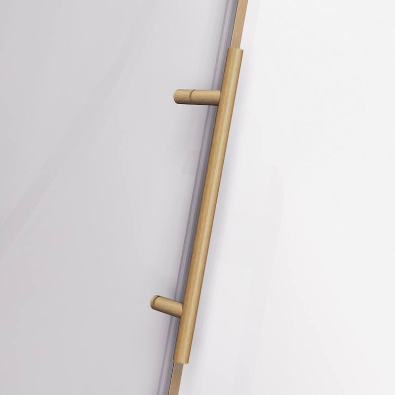 Massa 60" W x 76" H Sliding Frameless Shower Door in Brushed Gold - 60" W x 76" H