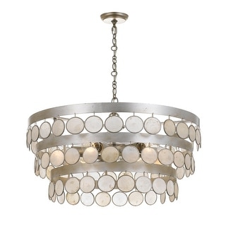 Crystorama Lighting Group Coco 6 Light 22" Wide Chandelier with Draped