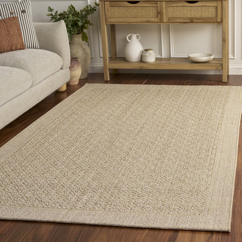 SAFAVIEH, Palm Beach Clevie Modern Sisal Rug