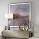 preview thumbnail 4 of 6, Uttermost Dawn On The Hills Framed Print - 48.5"x48.5"x2"