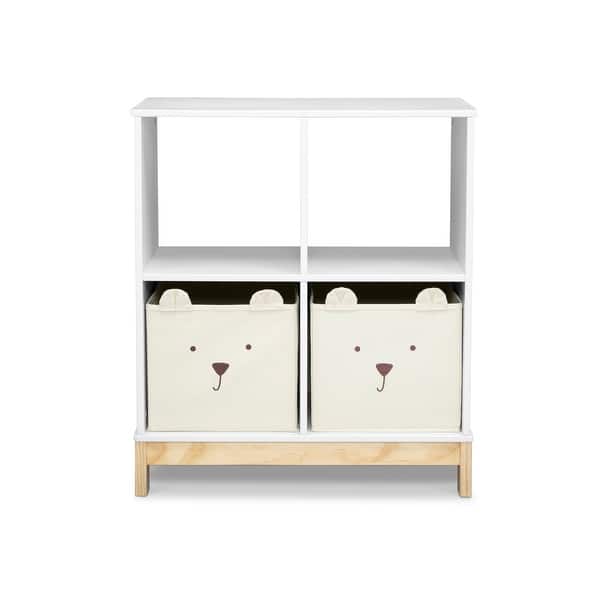 slide 2 of 12, Brannan Bear Bookcase with Bins White