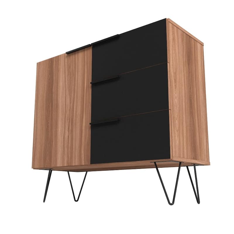Manhattan Comfort Beekman 35.43 Dresser with 2 Shelves