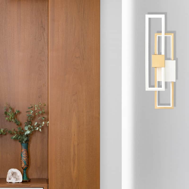 Gardone Modern LED Wall Sconce Wall Light Rectangle