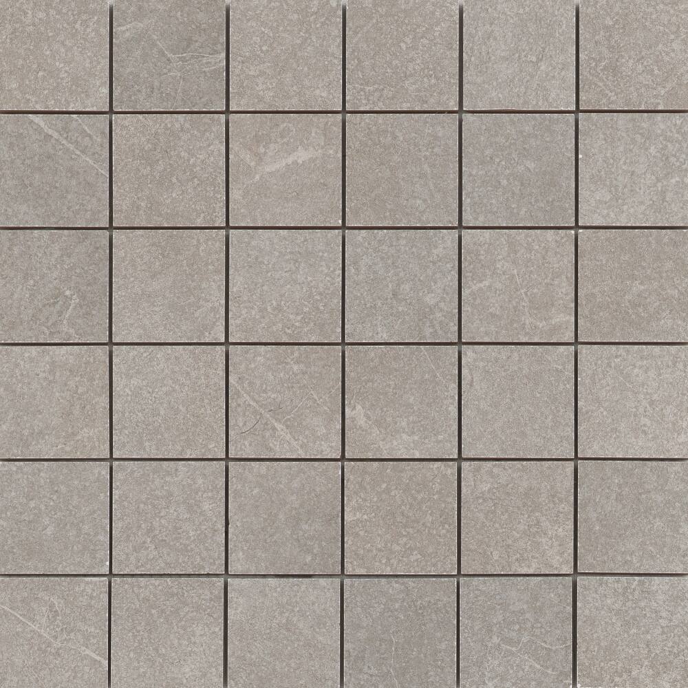 Emser Tile Anthem - 12" x 12" Square Mosaic Wall Tile - Matte Stone