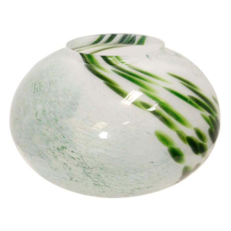 StyleCraft Cosmo Sfera Vase - Green Spiral Green Avventurina - Green