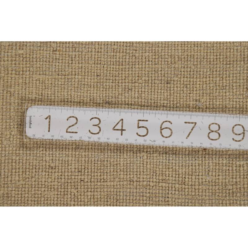 Contemporary Gabbeh Oriental Area Rug Hand-Knotted Wool Carpet - 6'0" x 8'10"