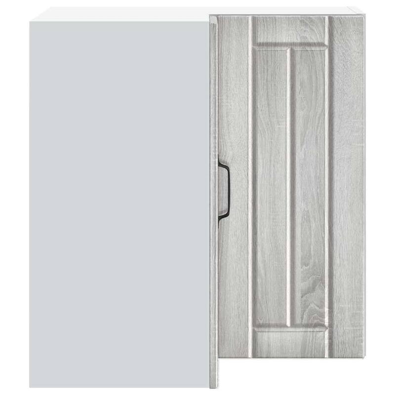vidaXL Kitchen Wall Corner Cabinet Grey sonoma Engineered wood Medium - 22.4 x 22.4 x 23.6