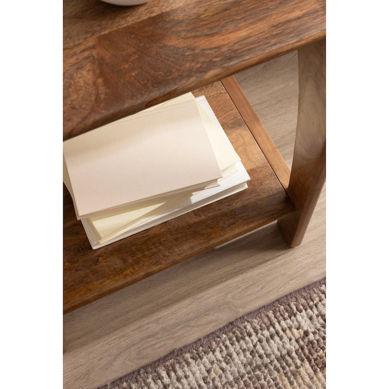 Kate and Laurel Aarstad Wood Side Table - 16x14x22