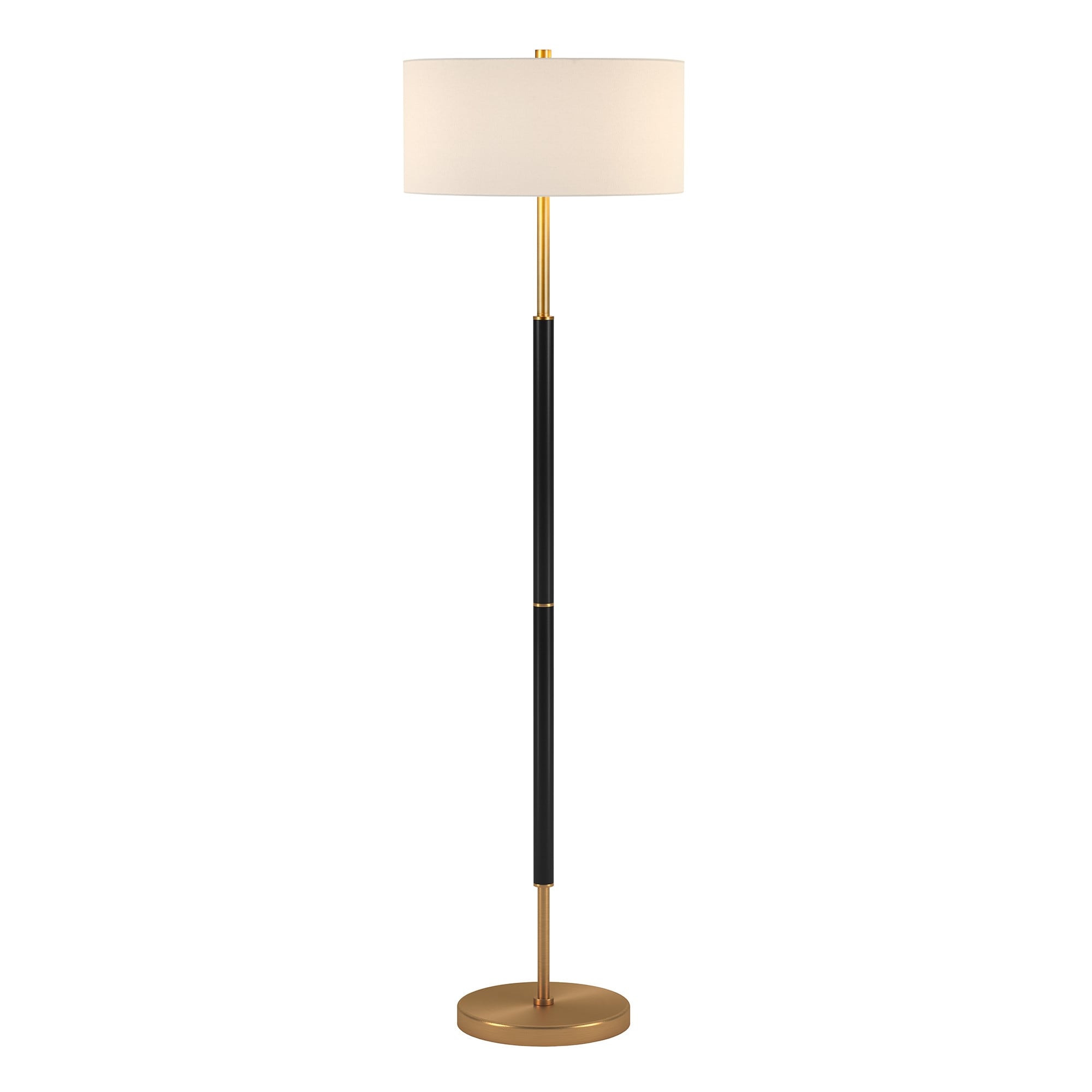 Living Room River Of Gold Tone Floor Lamps Meyer\u0026Cross Simone Brass And  Rustic Oak 2-Bulb, image size:2000x2000