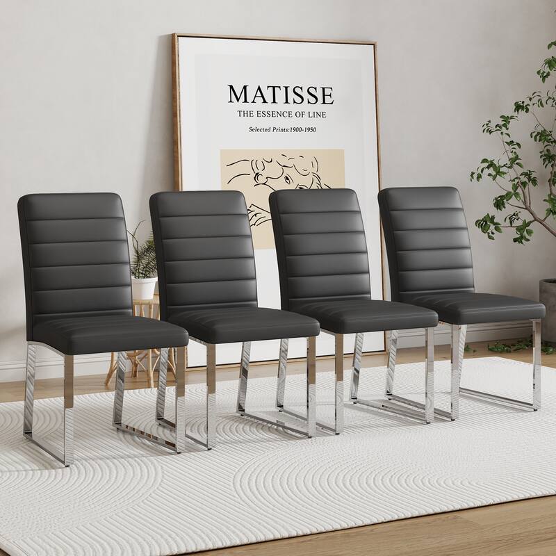 Heavy-Duty Chair Set‌: Features A 2.1-Inch Thick Cushion, Sturdy Iron Frame, And Classic Color Options