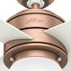preview thumbnail 21 of 23, Hunter 44" Hepburn Ceiling Fan with LED Light Kit and Wall Control, Vintage, Transitional, Contemporary